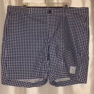BLUE GINGHAM SHORT!